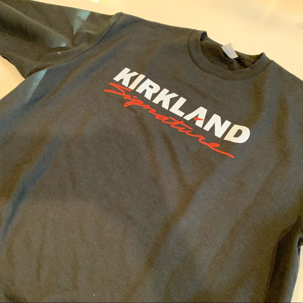 Kirkland Signature Crewneck Sweatshirt (Black, Men’s L)